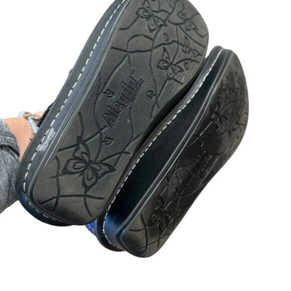 Alegría Pes-542 Women SZ 35 Multicolor Fisherman Clogs Comfort Shoes - Picture 5 of 12